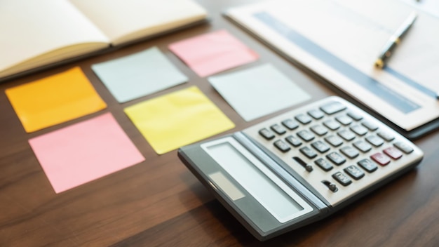 Freelancer working at desk
